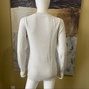 Tommy Hilfiger Light?Grey?& Silver Long Sleeve Sweater